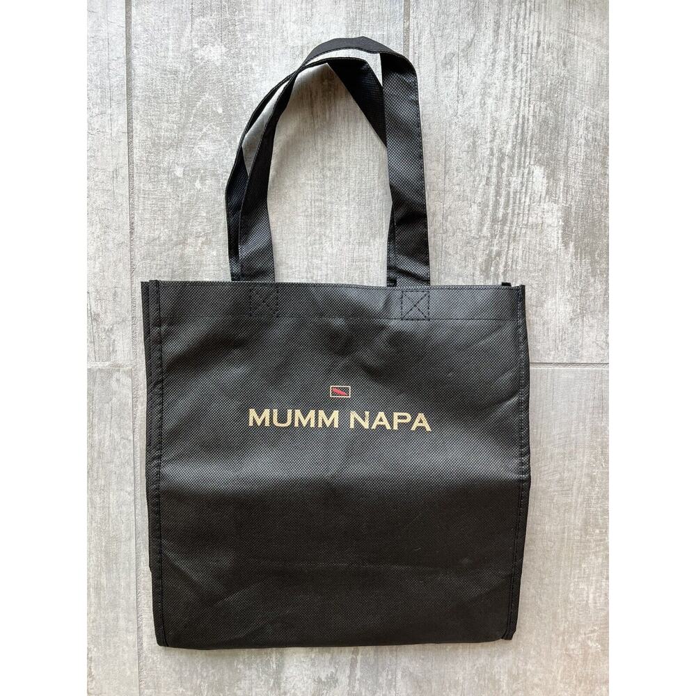 MUMM Napa Sonoma California Wine Champagne Carrier Tote Bag Reusable Carrier